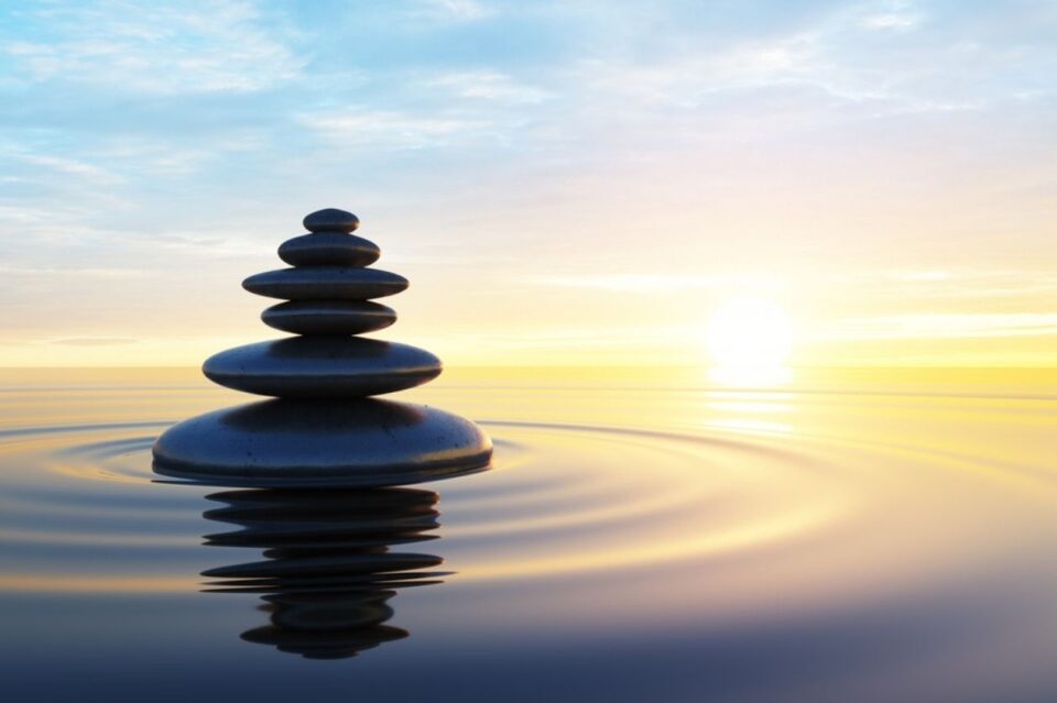 Stack of Stones in the ocean