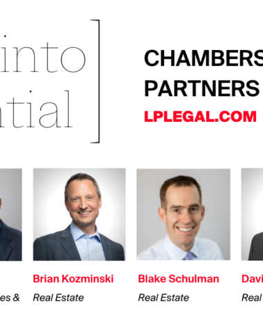 Levenfeld Pearlstein’s Real Estate Group and Bankruptcy & Restructuring Practice Recognized Among Best in Illinois