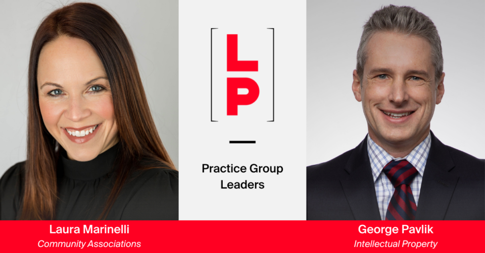 New Practice Group Leaders