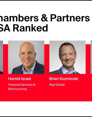 Levenfeld Pearlstein’s Real Estate Group and Financial Services & Restructuring Group Recognized Among Best in Illinois
