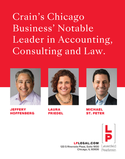 Crain’s Chicago Business Recognizes Jeff Hoffenberg, Laura Friedel, and Michael St. Peter as Notable Leaders in Accounting, Consulting, and Law