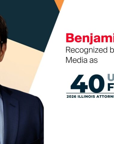 Benjamin Altshul Recognized in Law Bulletin Media’s “40 Under Forty”