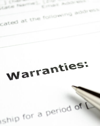How to Handle Representations and Warranties in Distressed Real Estate Loan Acquisitions