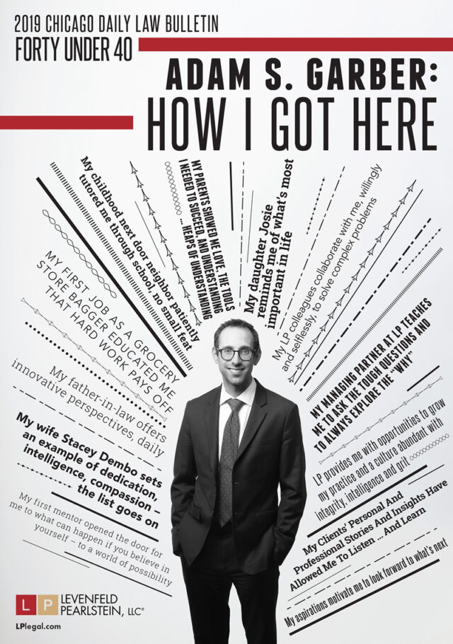 Adam Garber Recognized in Law Bulletin Publishing Company’s “40 Under